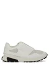 Diesel Controlled Mesh Panels Round Toe Sneaker In White