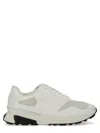 Diesel Controlled Mesh Panels Round Toe Sneaker In White