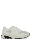 Diesel Controlled Mesh Panels Round Toe Sneaker In White