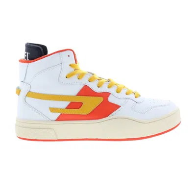 Pre-owned Diesel S-ukiyo Mid 'white Cherry Golden Rod' | Men's Size 10.5