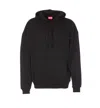 Diesel S-ummer Bigoval Biologic Cotton Sweatshirt With Frontal Oval-d Logo In Black