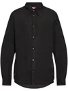 Diesel Unisex Jersey Dévoré Shirt In Black