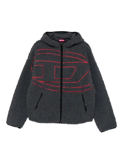 Diesel Jackets Blacks And Greys In Brown
