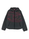 Diesel S-zat Teddy Fleece Hooded Sweatshirt In Multi