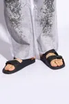 Diesel Black Sa-lax Sandals In Black