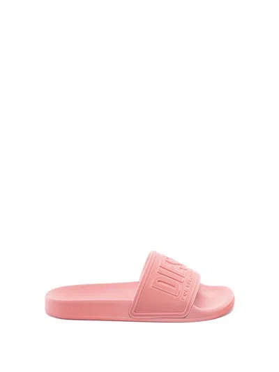 Diesel `sa-mayemi Cc W` Slides With Embossed Logo