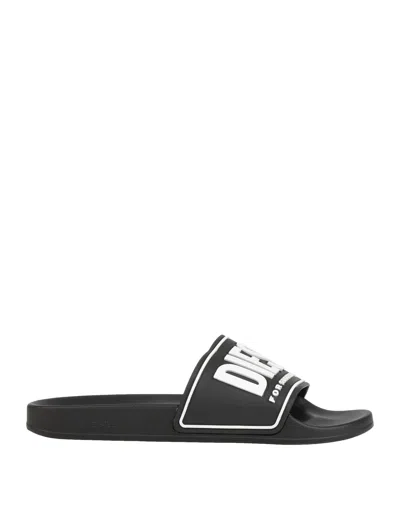 Diesel Sandals In Black