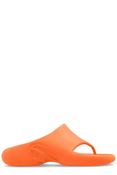 Diesel Orange Sa-maui X Sandals In T3132