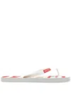 Diesel Sa-rio Flip Flops In Weiss