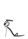 Diesel 100mm D-ten&half Metallic-accent Ankle-strap Pumps In Black