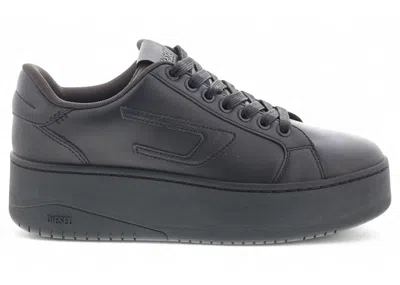 Pre-owned Diesel Sathene Bold X (women's) Sneakers In Black