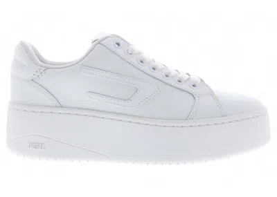 Pre-owned Diesel Sathene Bold X (women's) Sneakers In White