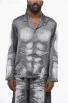 Diesel Savage X Fenty By Rihanna Denim Effect Long Sleeved Pyjamas In Gray