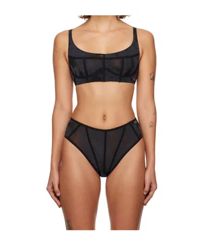 Diesel Savage X Fenty Edition C-longline Bra In Nude