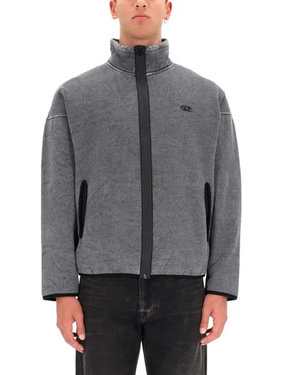 DIESEL DIESEL "S-BATY-NEW" SWEATSHIRT WITH LOGO