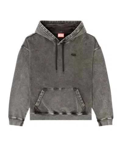 Diesel S-boxt-hood-den Hoodie In Brown
