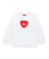 Diesel Scacuore Sweatshirt In White