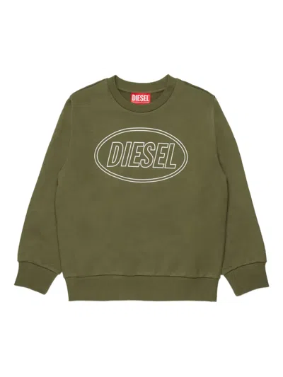 Diesel Kids' Scircle Over Sweatshirt In Multi