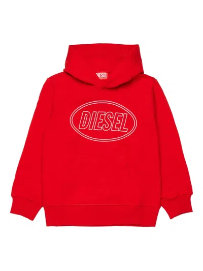Diesel Kids' Scirclehood Over Hoodie In Multi