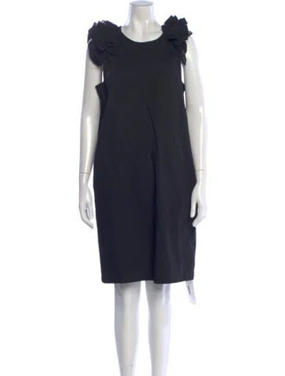 Pre-owned Diesel Scoop Neck Knee-length Dress In Blue