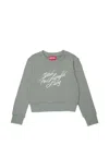Diesel Script Sweatshirt In Green