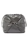 Diesel Scrunch-d Bucket Bag In Grey