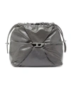Diesel Scrunch-d Bucket Bag In Gray