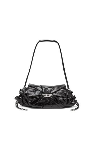 Diesel Scrunch-d S-shoulder Bag In Scrunched Leather