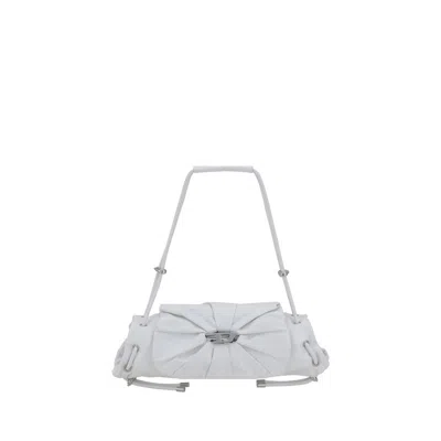 Diesel Scrunch-d Shoulder Bag In White