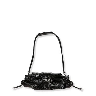 DIESEL SCRUNCH-D SHOULDER BAG