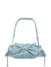 Diesel Scrunch-d Shoulder Bag In Blue