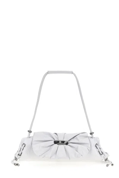 Diesel 'scrunch-d Shoulder S' Shoulder Bag In White