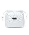 Diesel Scrunch-d Tote Bag In White