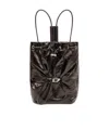 Diesel Scrunch-d Drawstring Backpack In Brown