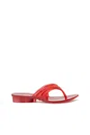 Diesel Sculptural Flip-flops In Melflex In Red