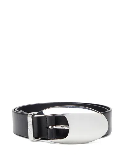 Diesel Sculptural-buckle Belt In Green