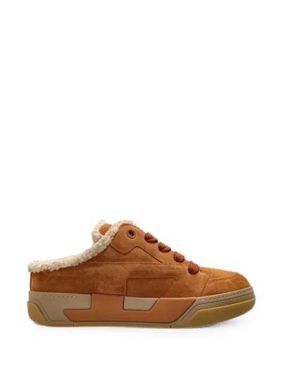 Diesel Tan S-d-ollie Mule Sneakers In Multi