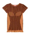 Diesel M-calai Top In Brown