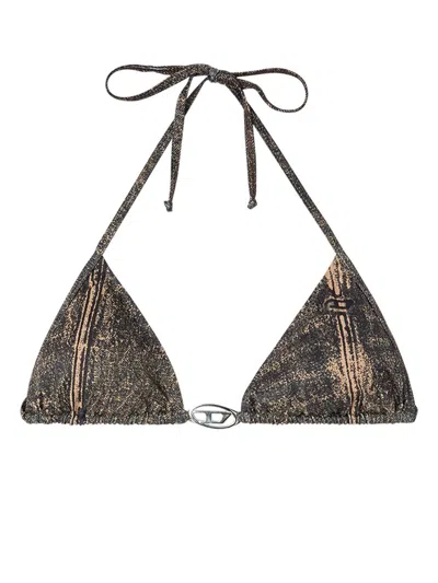Diesel Sees-t-dn Bikini Top In Black