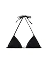 Diesel "sees-t-dnm" Bikini Top In Black