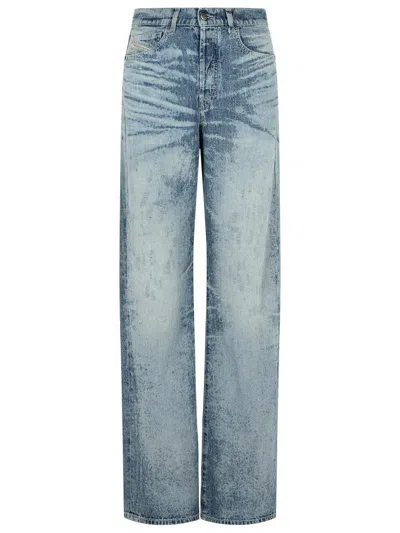 DIESEL DIESEL 'SENT 1971' LIGHT BLUE COTTON JEANS