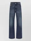 Diesel Sent Denim Trousers Contrast Stitching In Blue