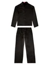 Diesel Set-keith-dnm Pajama Set In Brown