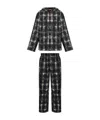 Diesel Set-orlando-utlt Hooded Checked Pyjamas In Black