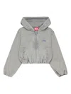 Diesel Sfenerdi Zip Hoodie In Gray