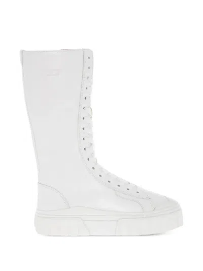 Diesel S-hanami Lace-up Boots In Black