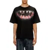 Diesel Crew Neck Graphic Print Relaxed Fit T-shirt In Multi