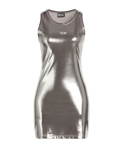 Diesel Sheath Dresses In Silver