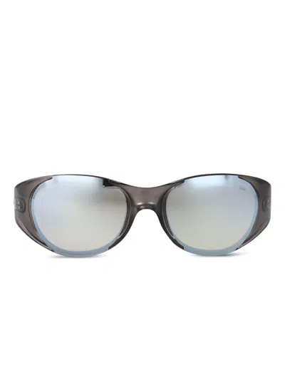 Diesel Shield-frame Sunglasses In Black