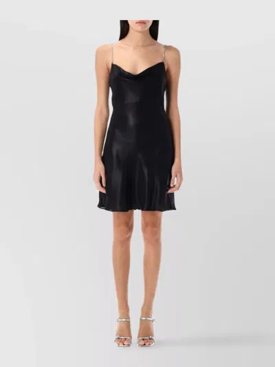 DIESEL SHINY METALLIC SLIP MINI DRESS
